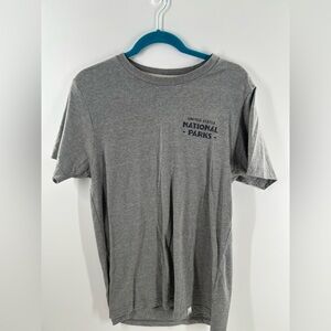 The Landmark Project United States National Parks Gray Crewneck Tee Size M